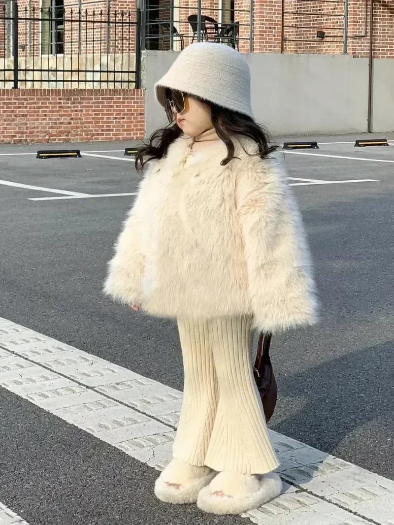 Girls Plush Winter Coat
