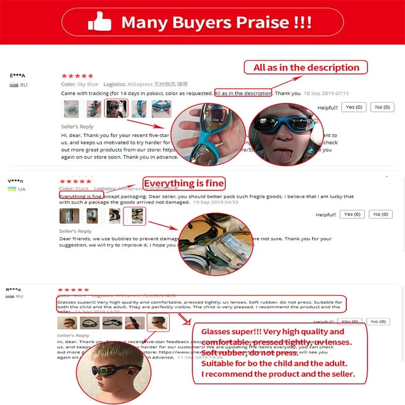 Swimming Goggles with Ear Plugs