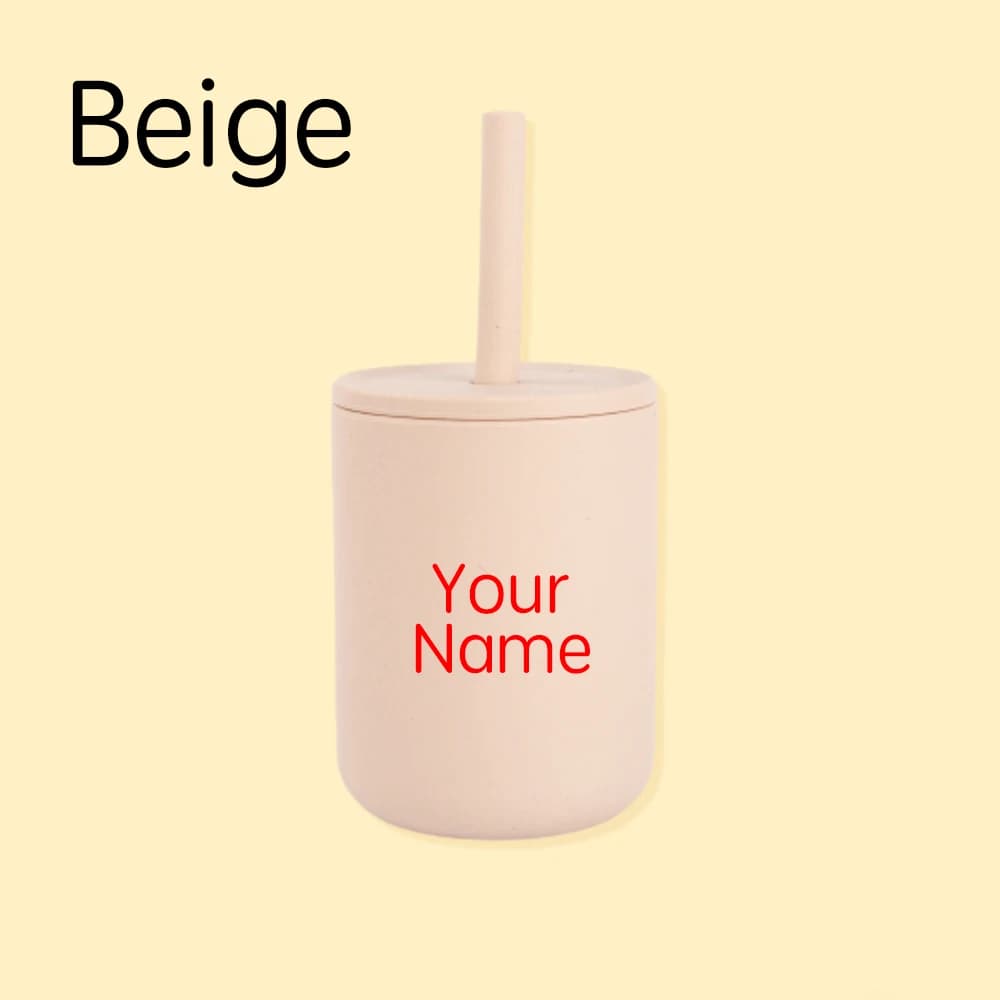 Personalized Silicone Sippy Cup for Toddlers
