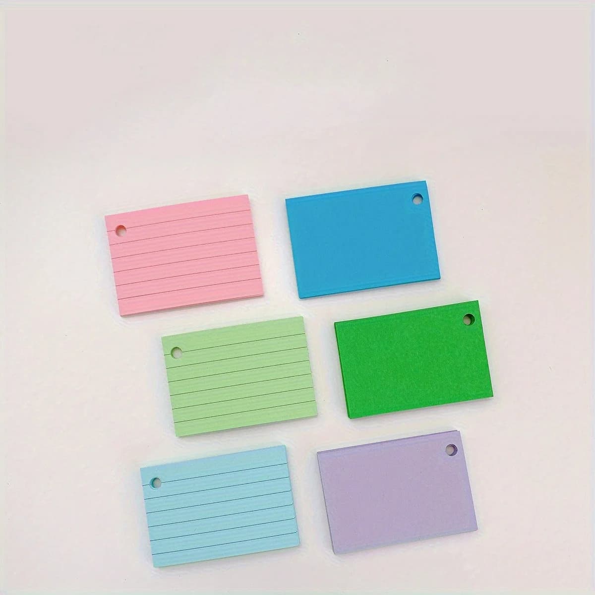 Colored Ruled Index Cards, 500 Count