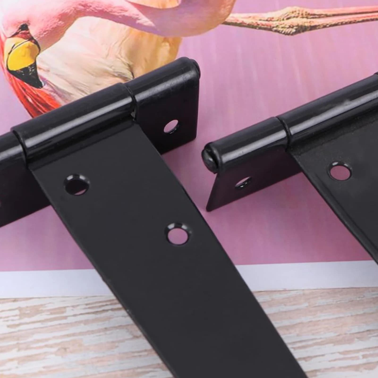Shed Barn Door T-Hinges Iron