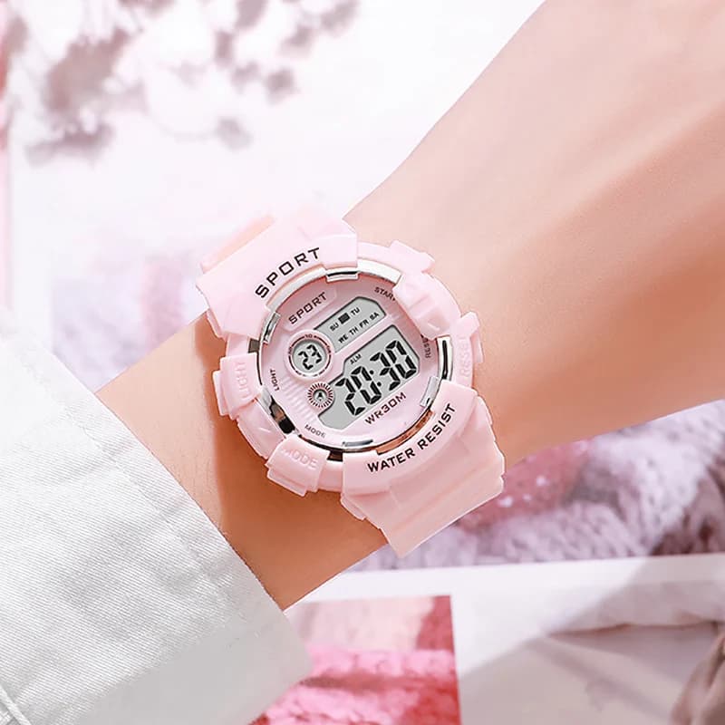 Men Women Digital Watches with Bracelet Multifunction Sports Watches Fashion Couple Watch Electronic Clock For Boys and Girls