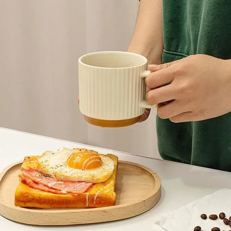 Ceramic Coffee Mugs Set of 2