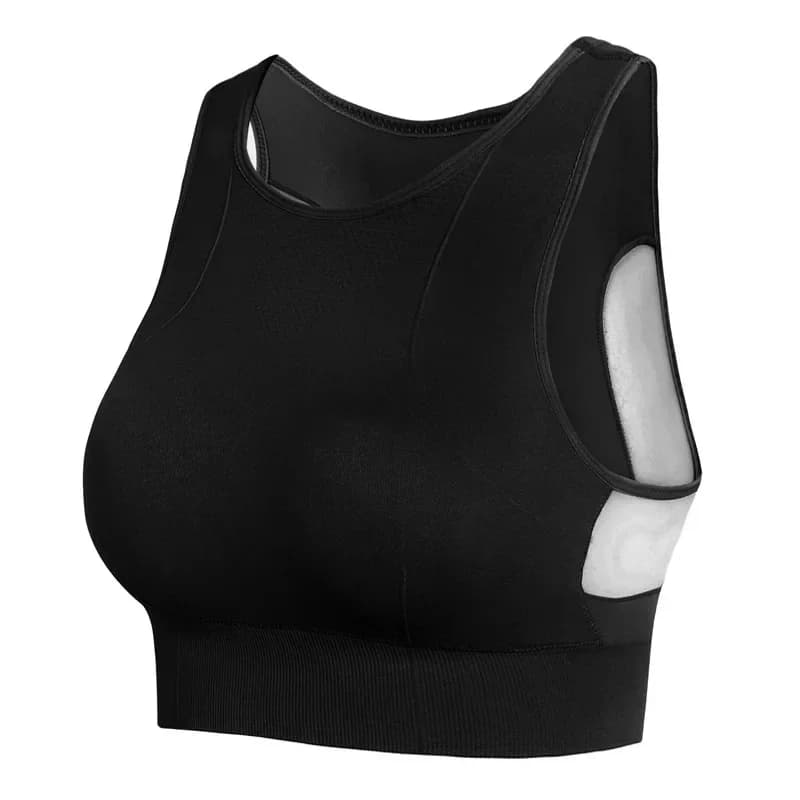Women's Wireless Mesh Sports Bra