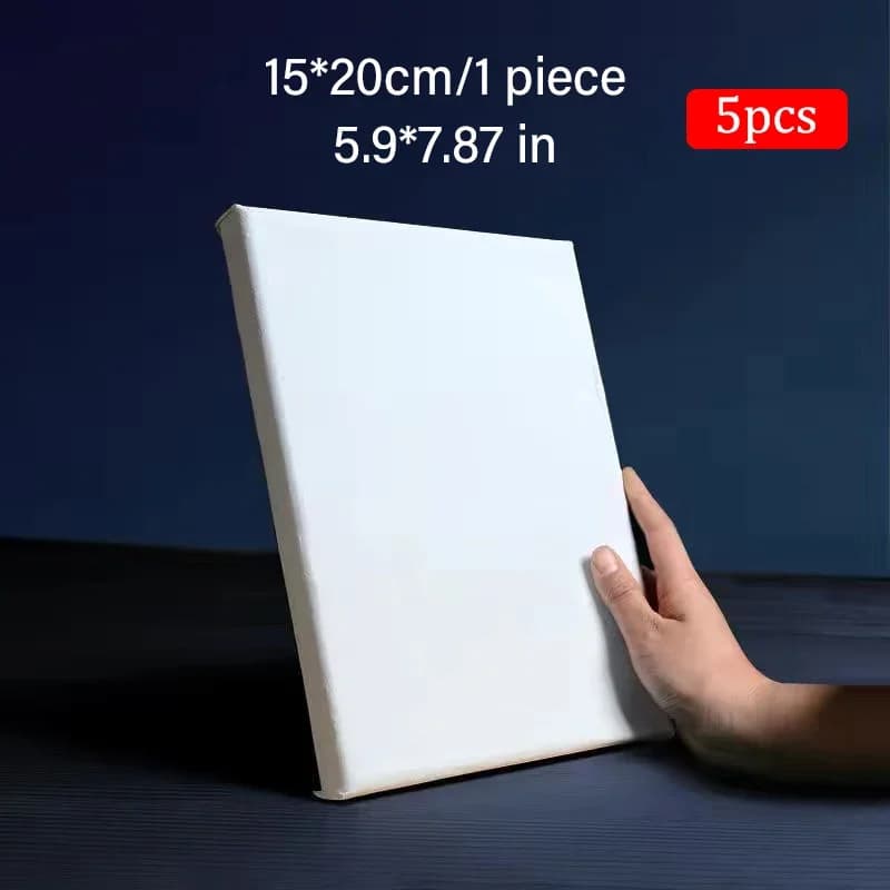 Cotton Canvas Boards Assorted Sizes Set of 5