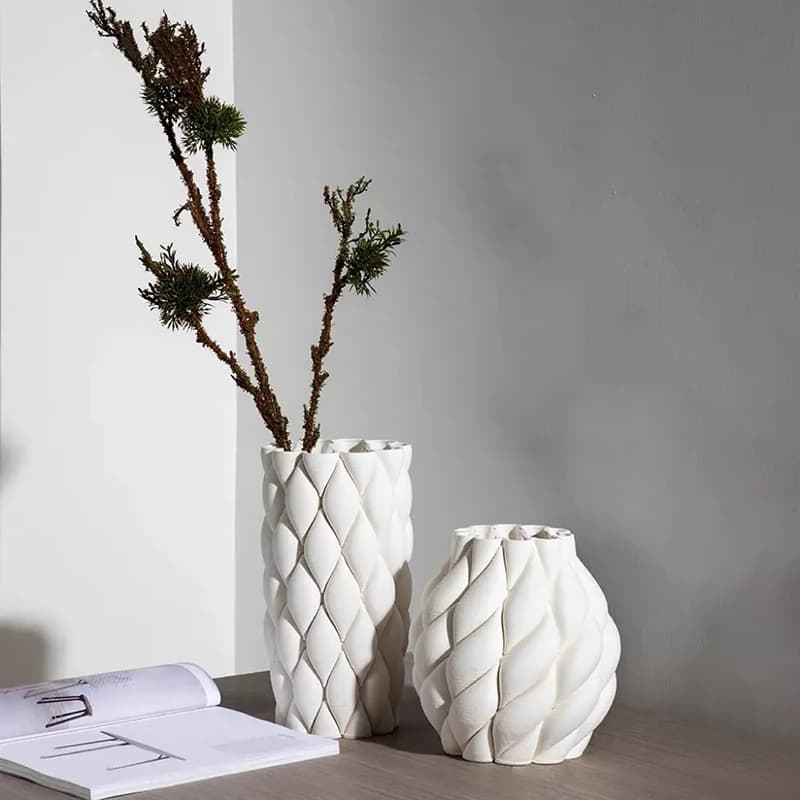 Modern Ceramic Vase Hydroponic Flowers Container