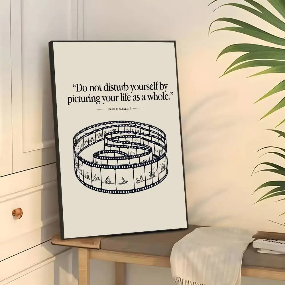 Home Decor Quotes Poster Waterproof Wall Sticker
