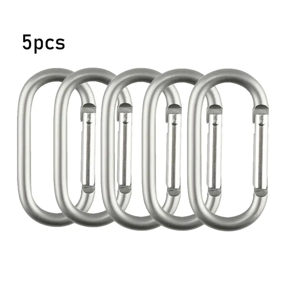 2/5/10pcs Survival Gear Camping Hiking Outdoor tool Camp Mountaineering Hook Buckle Keychain Travel Kit Climing Carabiner