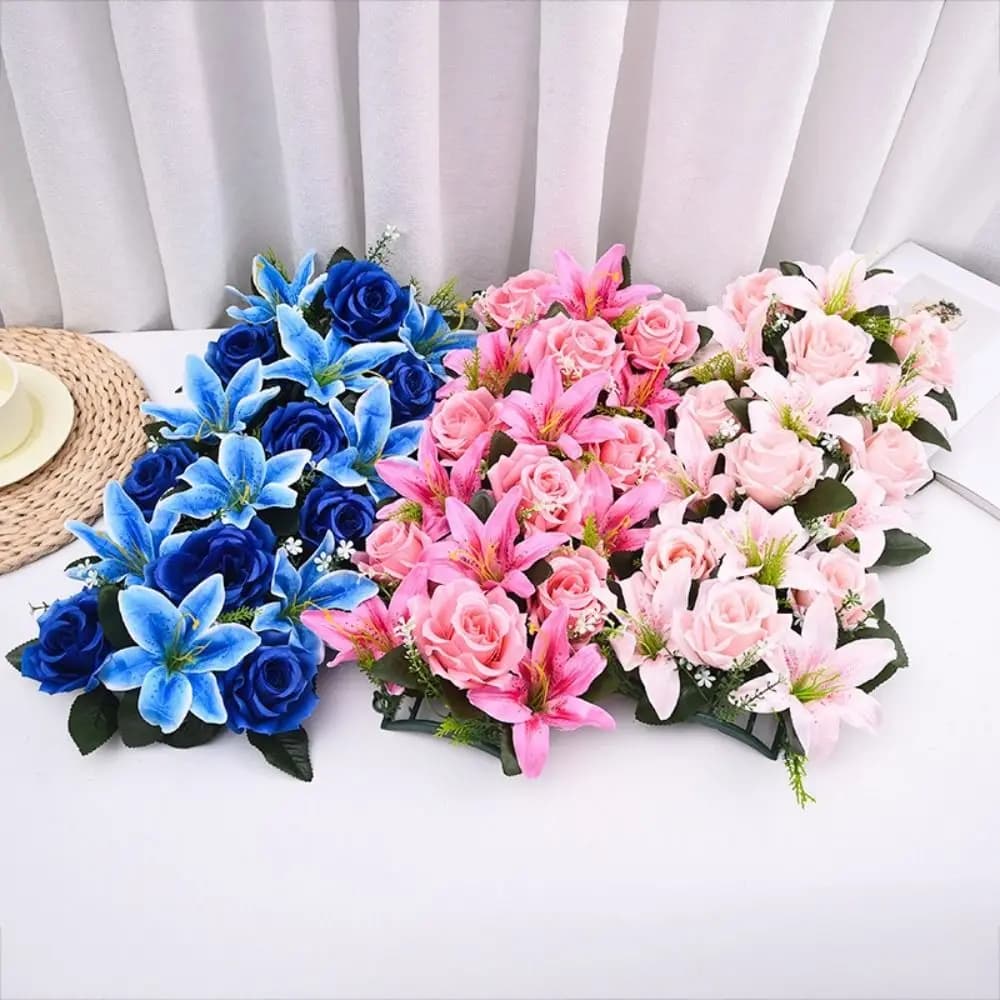 Artificial Rose Flower Arch Decor