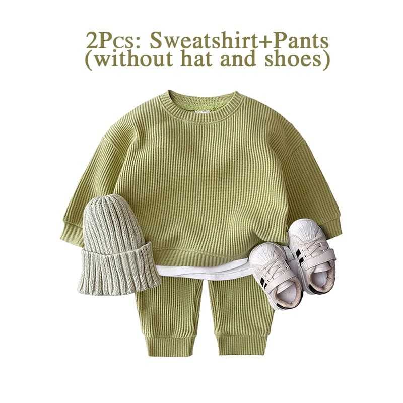 Kids Sports Sweatshirt Loungewear Set