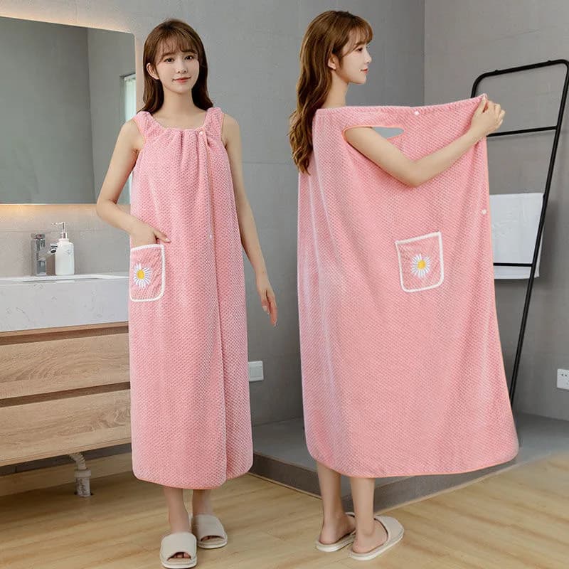Women's Wearable Bath Wrap Towel