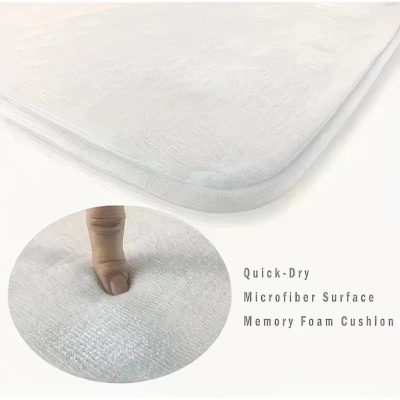 Modern Abstract Blue White Area Rug