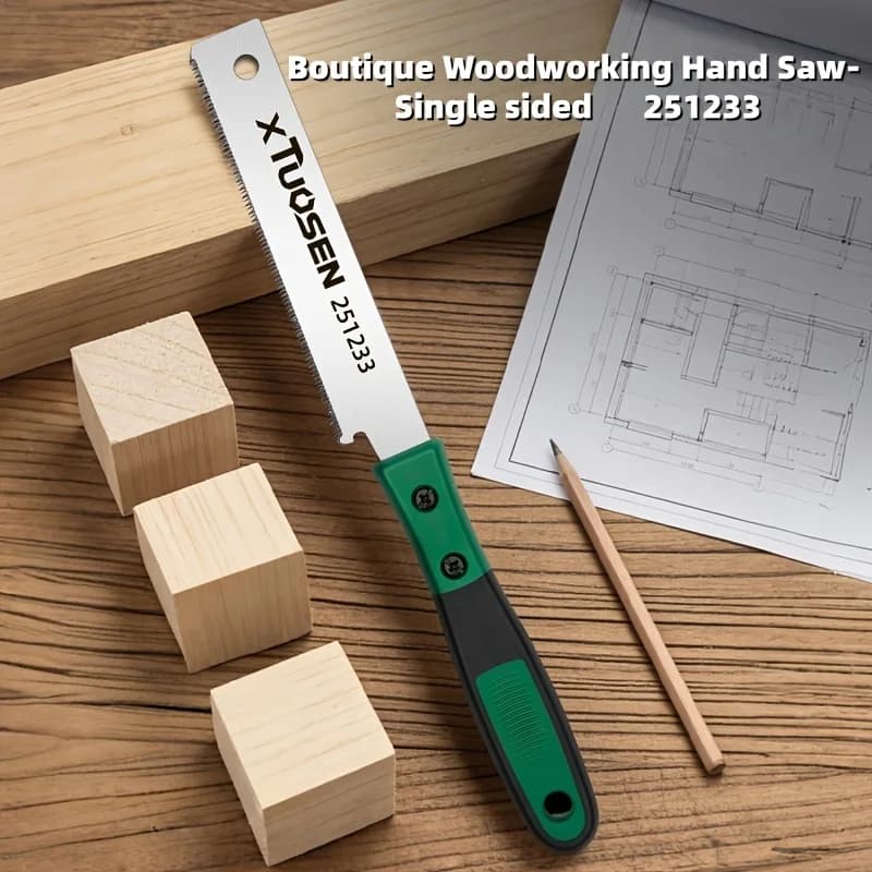Hand Saw, Precision Jab Saw & Drywall Saw, Ergonomic Handle Hand Tools for Wood, Drywall, Plastic, DIY Cutting, Pruning