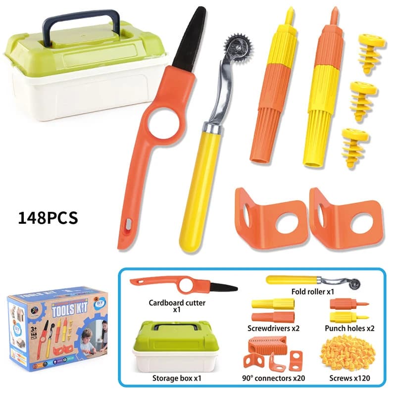 Cardboard Construction Tool Kit for Kids