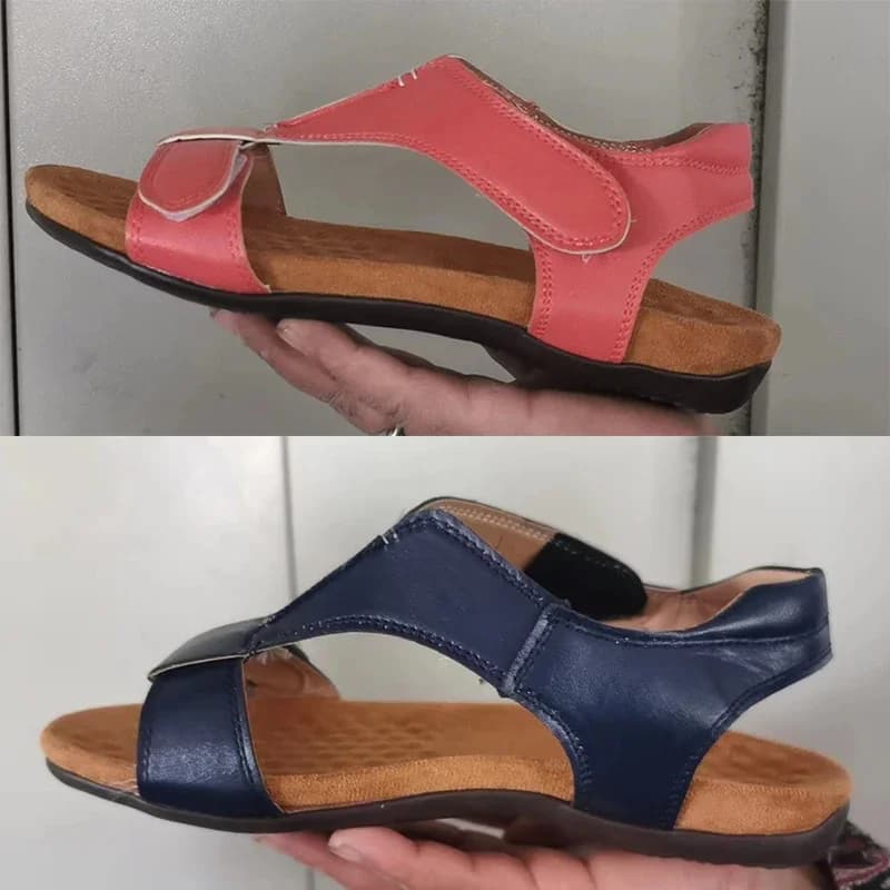 Women's Comfortable Cross Strap Flat Sandals
