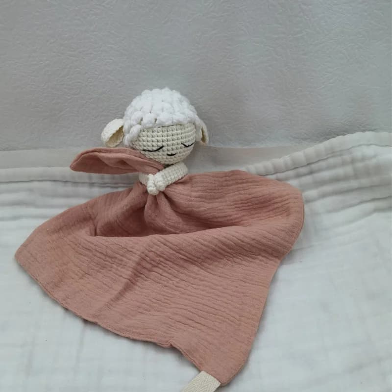 Baby Soother Appease Towel Bib Soft Bunny Bear Lion Sleeping Doll Teether Infants Comfort Sleeping Nursing Cuddling Doudou