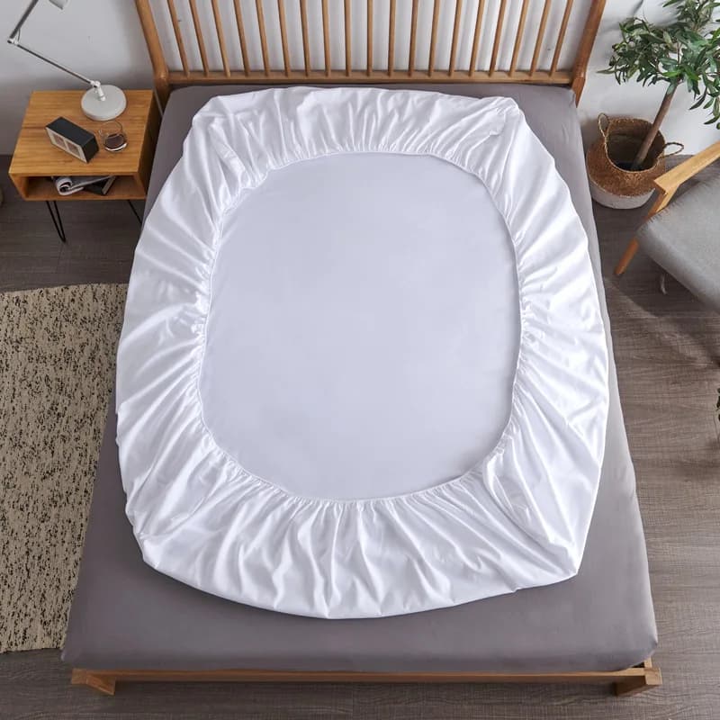 Cotton Fitted Sheet with Elastic Bands