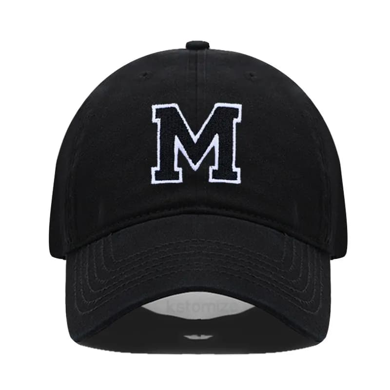 Embroidered Initial Baseball Cap