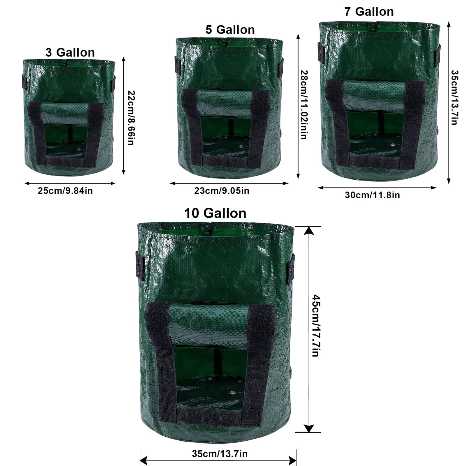 Potato Grow Bags With Harvest Window