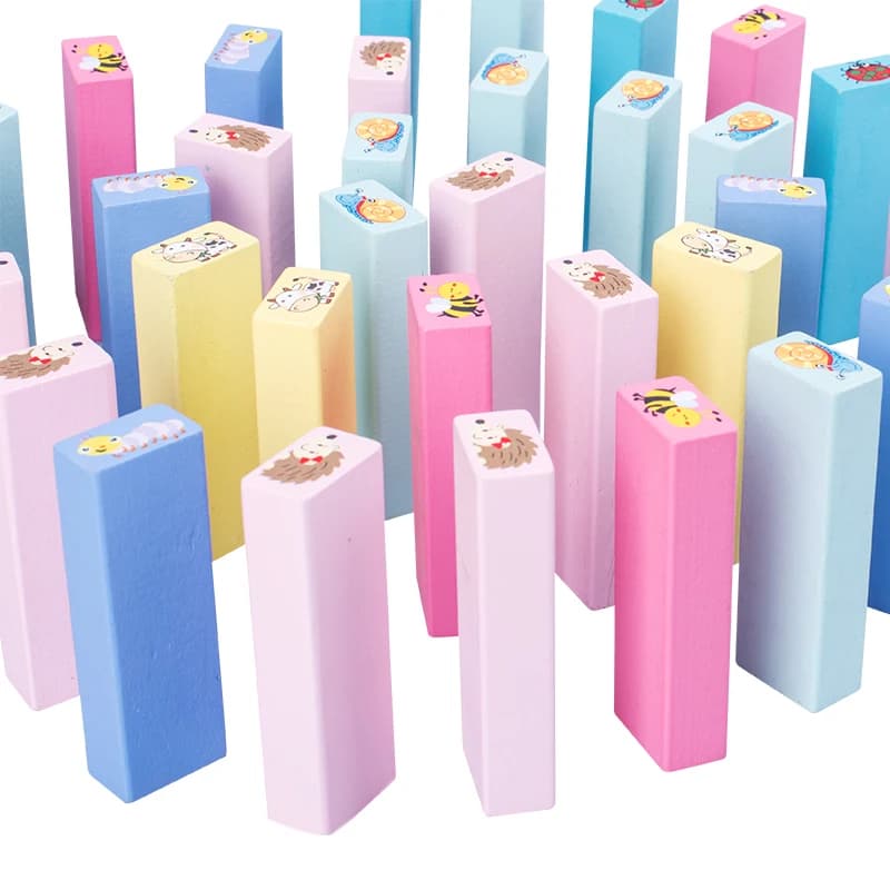 Wooden Stacking Blocks Strategy Game