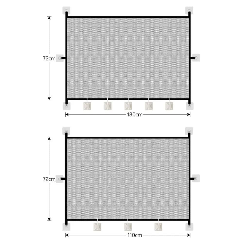 Portable Retractable Pet Barrier Fence