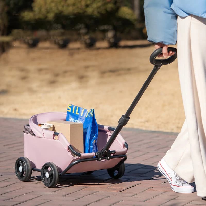 Small Pet Stroller for Dogs Cats Baby Strollers Outdoor Activities Lightweight and Foldable Travel Carrying Bag Pet Products
