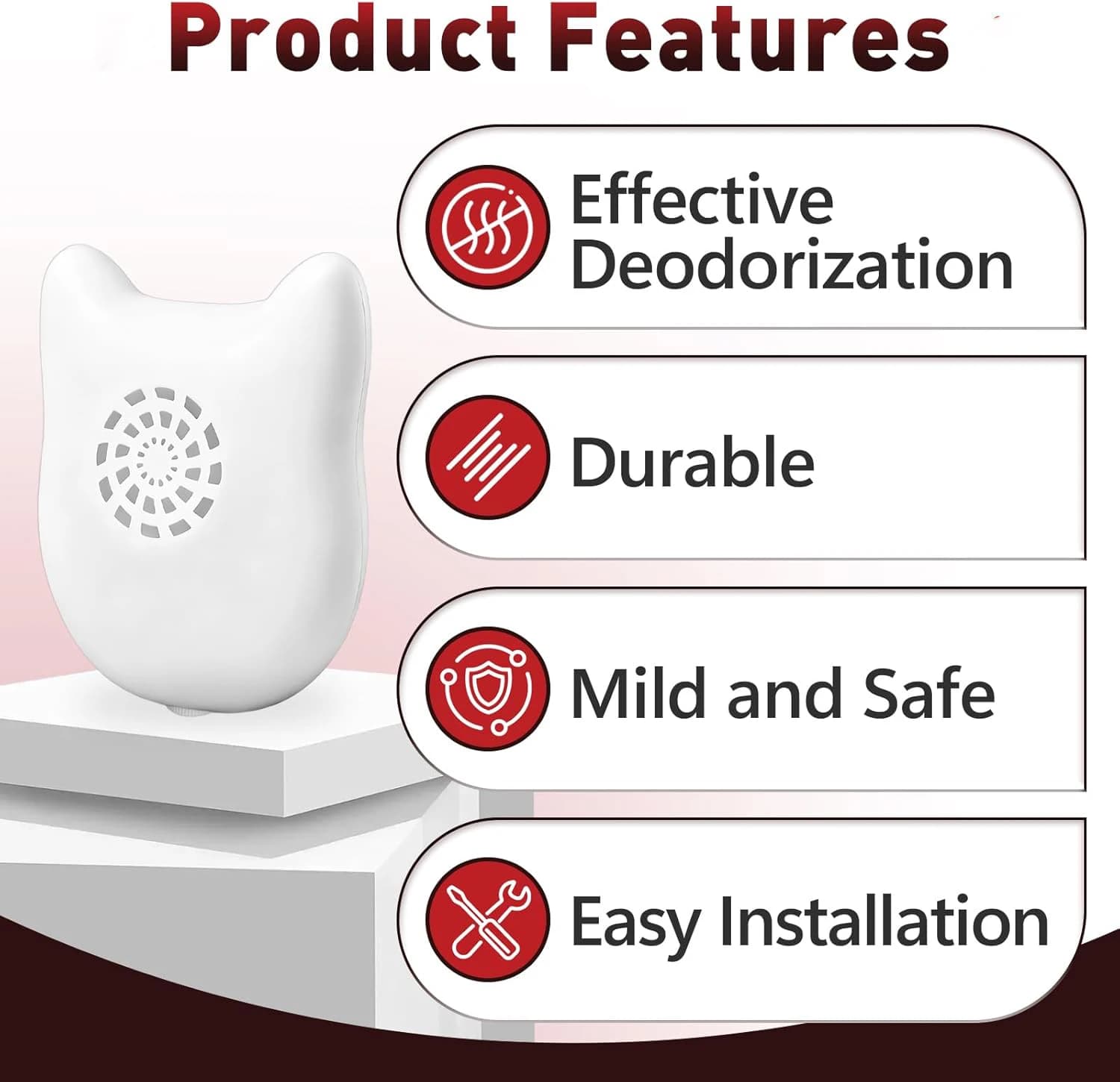 Litter Box Deodorizer Pods For Self-Cleaning Boxes