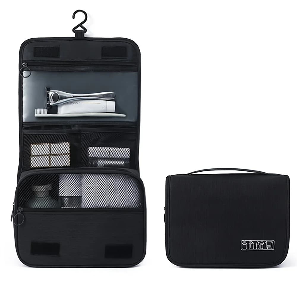 Toiletry Bag Hook Makeup Bag, Multi Functional Waterproof Cosmetic Storage Bag, Travel Men Women Hand Wash Storage Bag 3 Colors