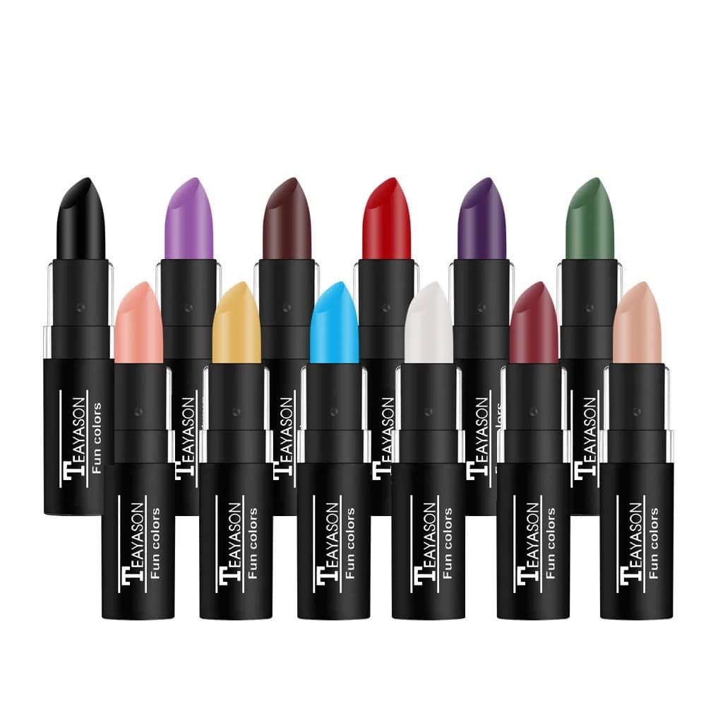 12 Color Waterproof Matte Lipstick Palette