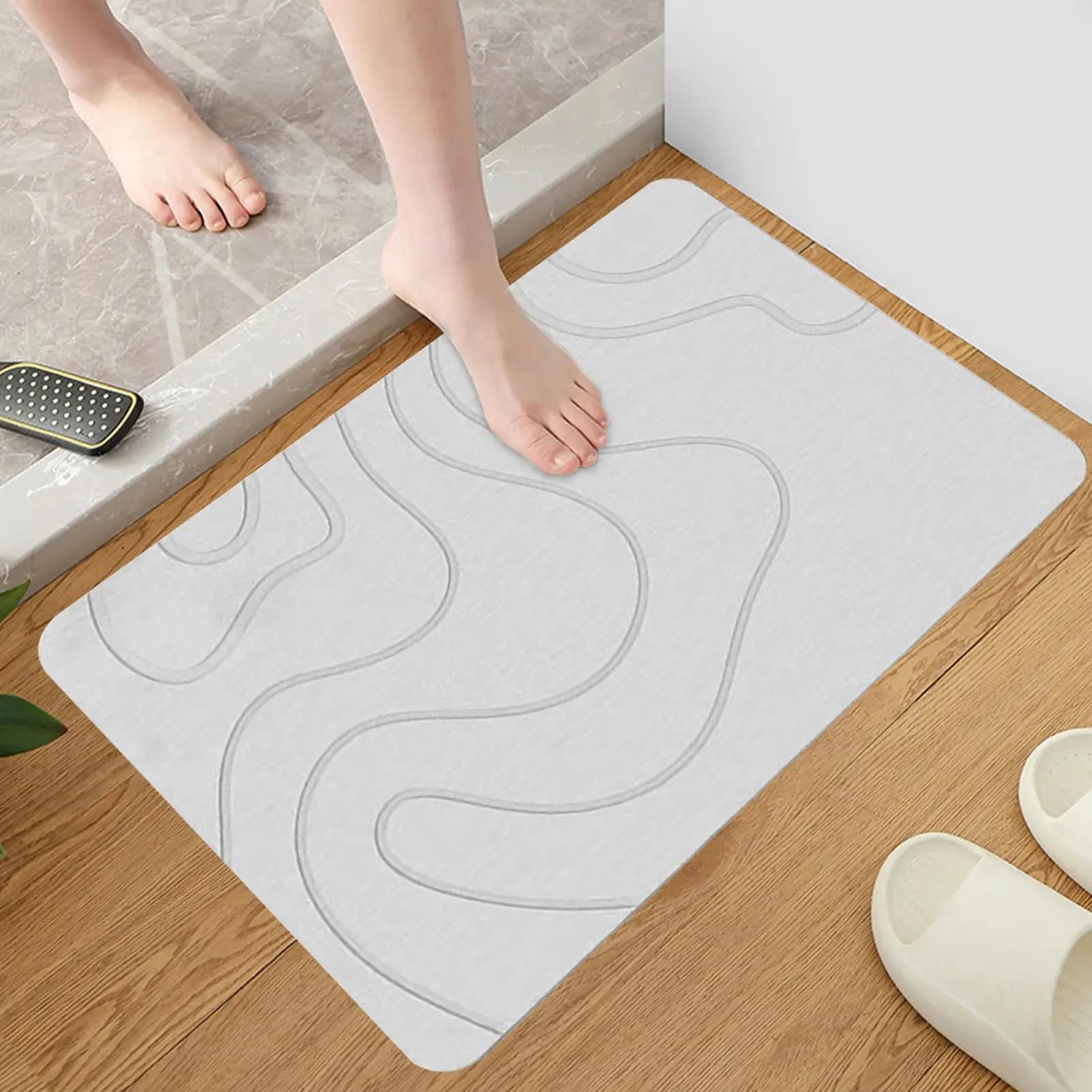 Diatomite Bath Drying Mat Non-Slip