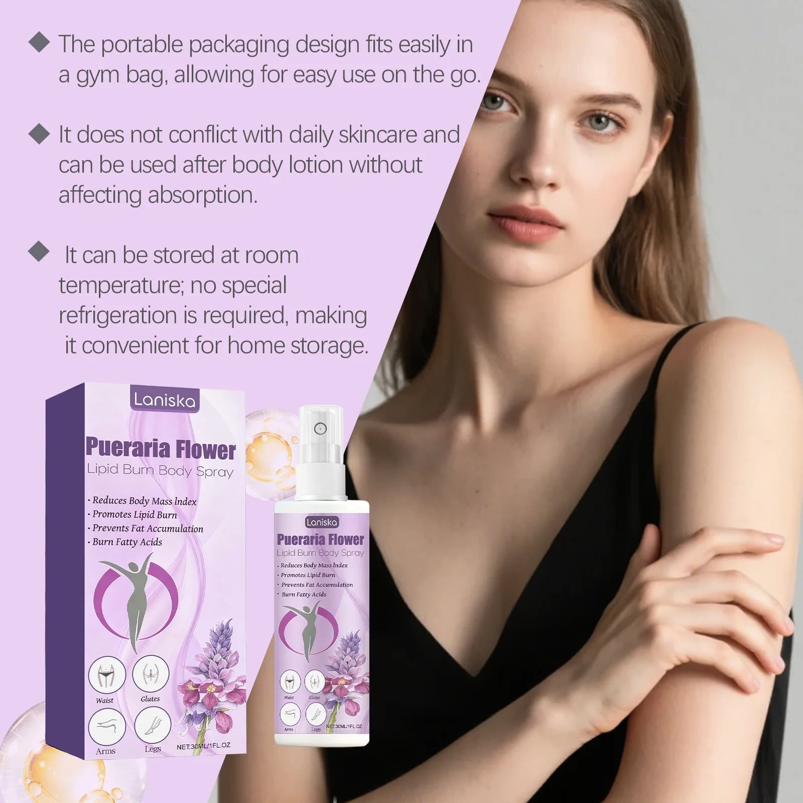 Pueraria Mirifica Body Care Spray