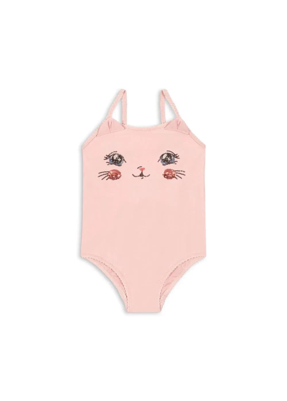 Girls Ruffled Lace Swimsuit Set