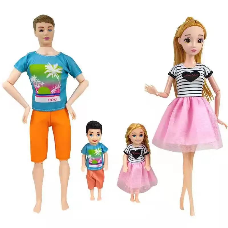 Doll Clothes Mini Dress Family Outfit Accessories