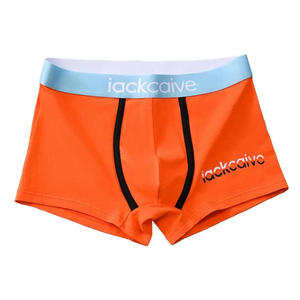 Men's Moisture-Wicking Boxer Briefs Colorful Patchwork