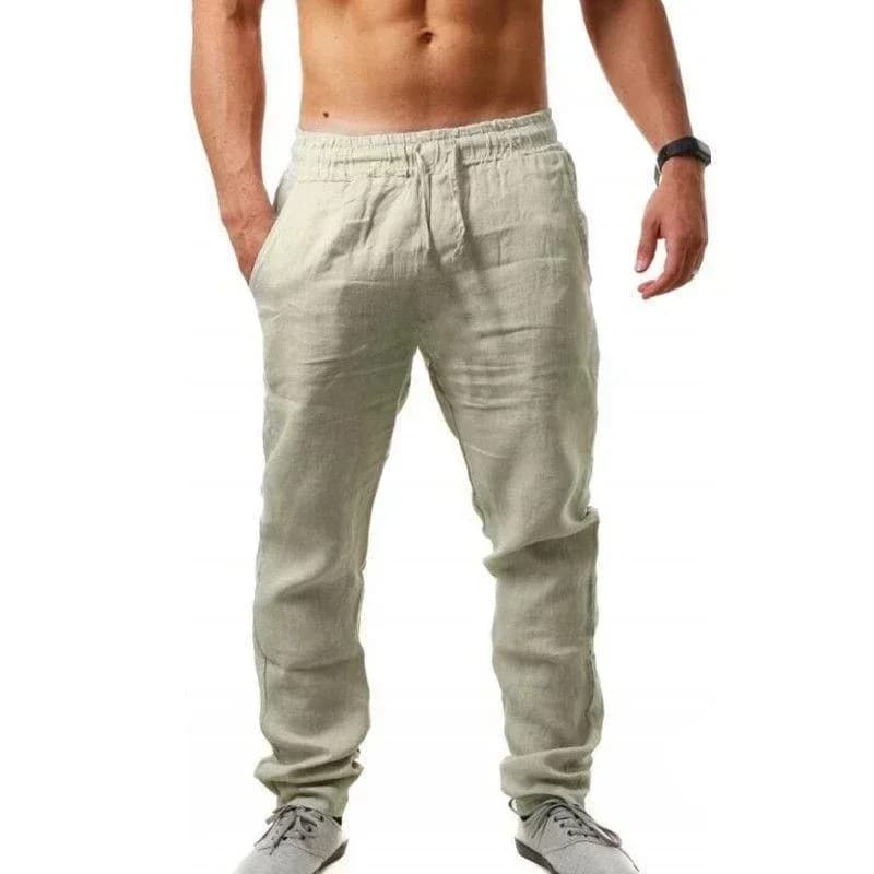 Men's Baggy Cotton Linen Casual Pants