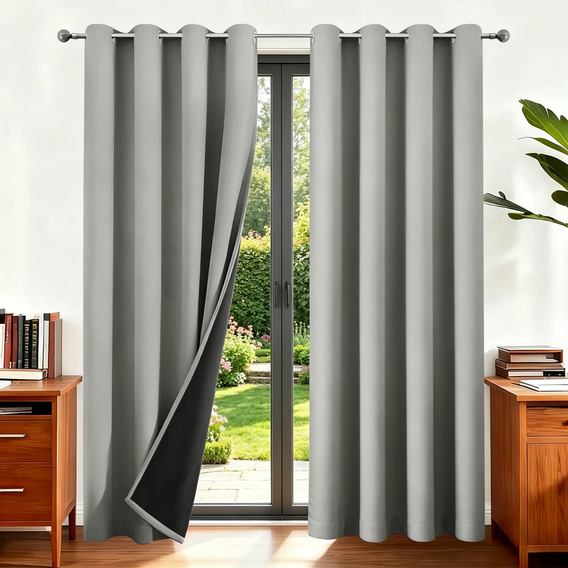Blackout Curtains Eyelet Thermal Insulated