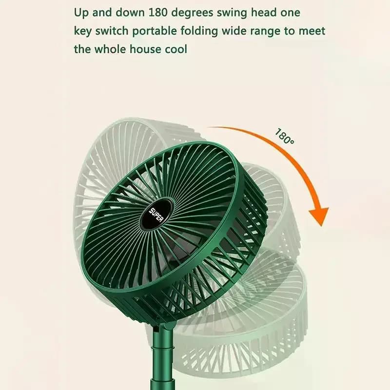 Portable Folding Adjustable Height Fan
