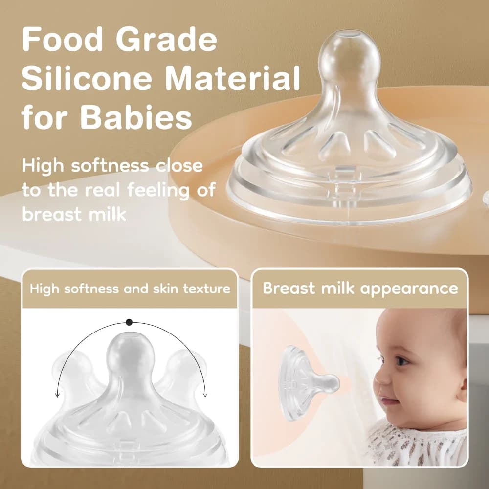 Baby Bottle 150/240/330ML Newborn PP Bottles Anti-Choke Anti-flatulence Milk Feeding Bottles Infant