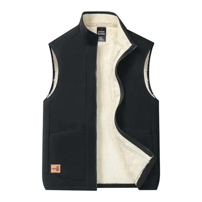 Men's Fleece Lined Vest Jacket