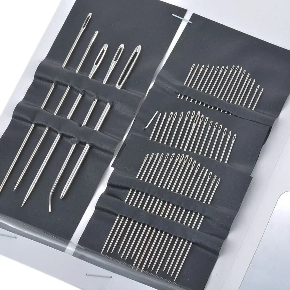 Assorted Hand Sewing Needles Set 55 Pieces