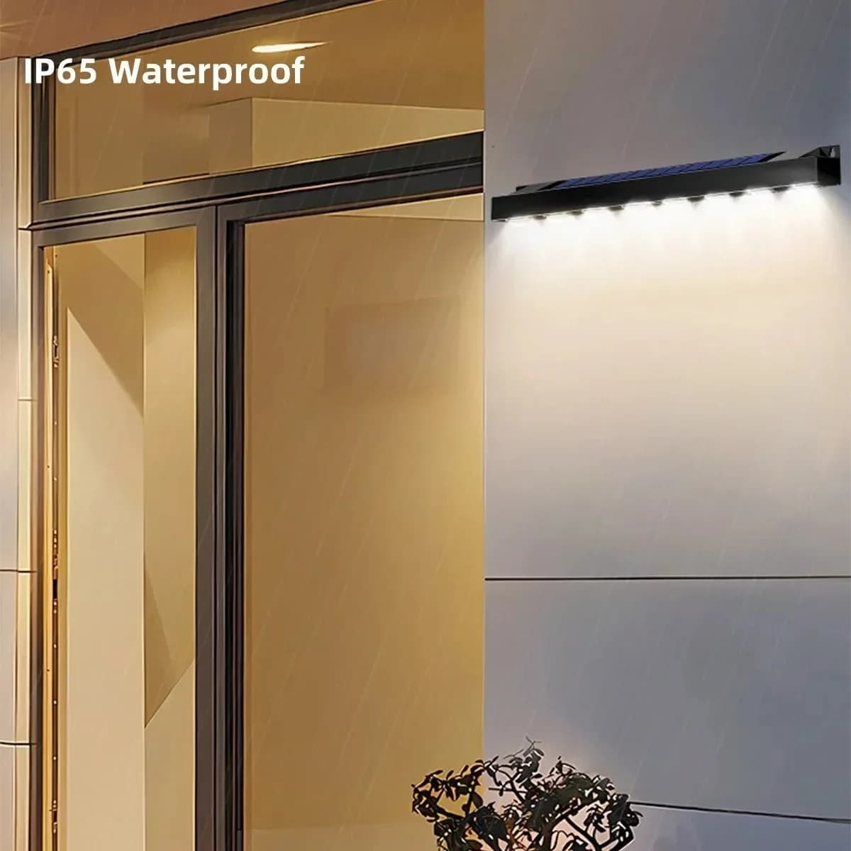 Solar LED Wall Light Outdoor Waterproof