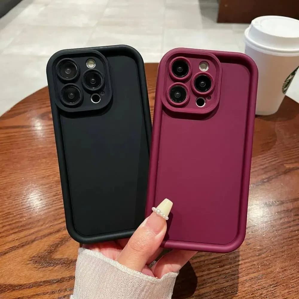 Candy Color Phone Case For iPhone 16 promax 15 14 Pro Max 13 12 mini 11 X Xs XR 7 8 Plus 6s 5 SE Shockproof Soft Silicone Cover