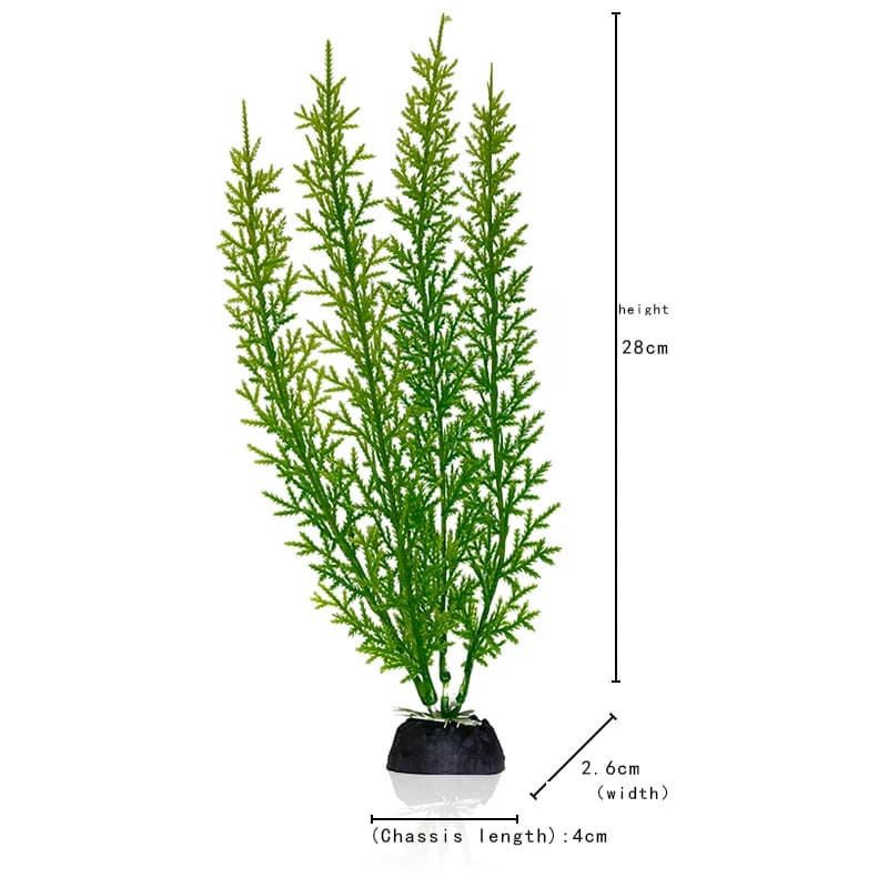 Aquarium Artificial Plants Decoration Fish Tank Landscaping Water Grass Ornaments Aquatic Simulated  Plant Supplies