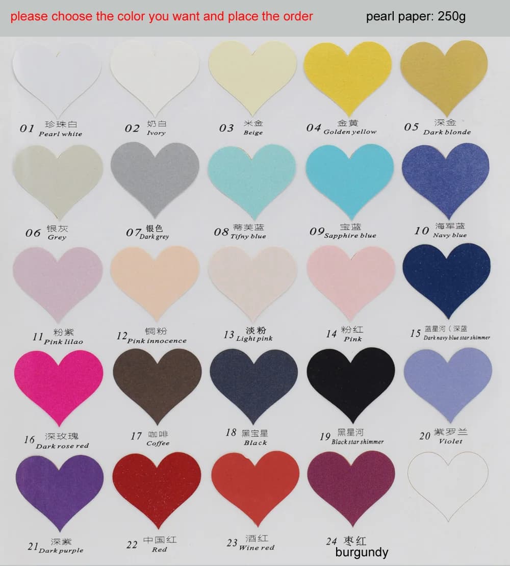Arc Paper Wedding Invitation Card Covers, 25pc
