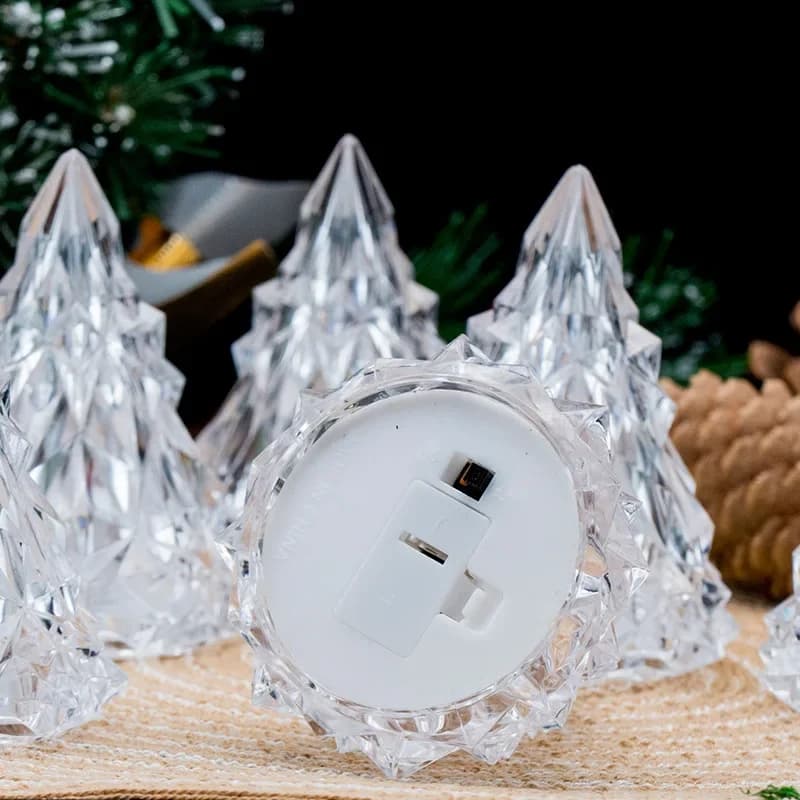 LED Candle Lights Night Light Electronic Christmas Night Light For Atmosphere Indoor Bar Bedroom Wedding Party Decor Light
