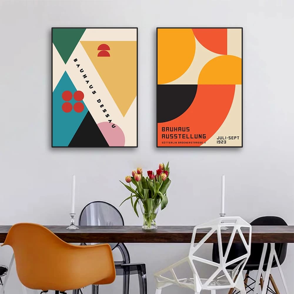 Modern Abstract Bauhaus Nordic Wall Art Poster