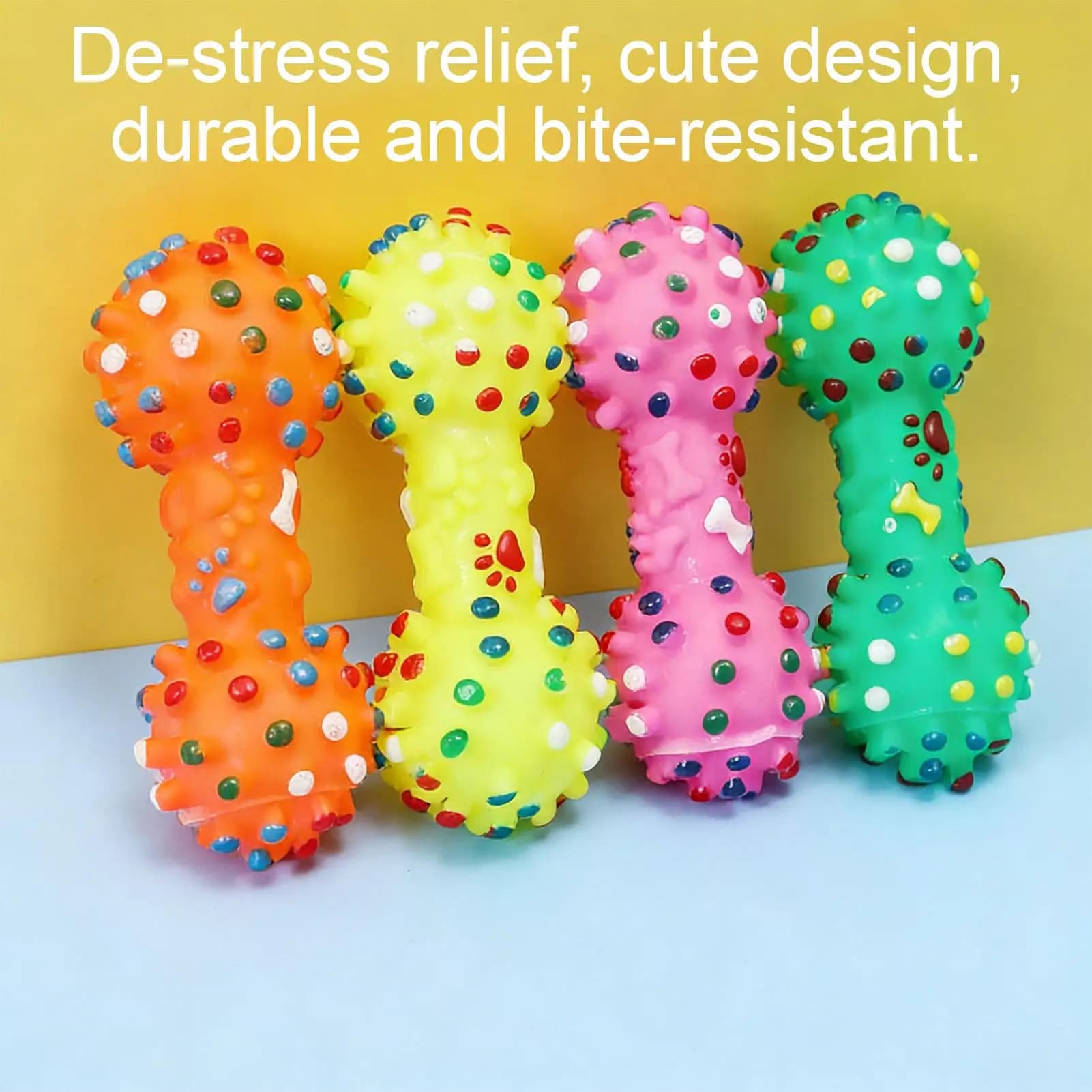 Small Dog Interactive Chew Toy with Whistle