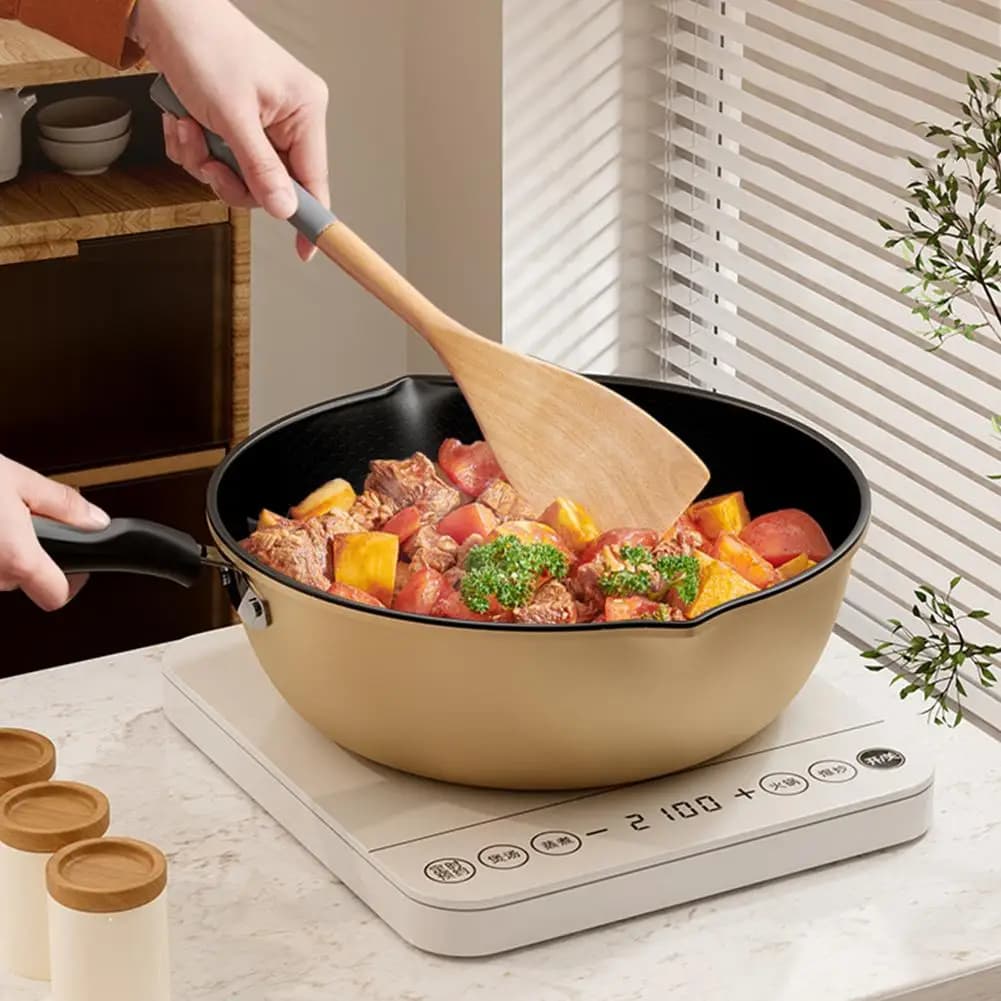 Honeycomb Non-Stick Wok Pan