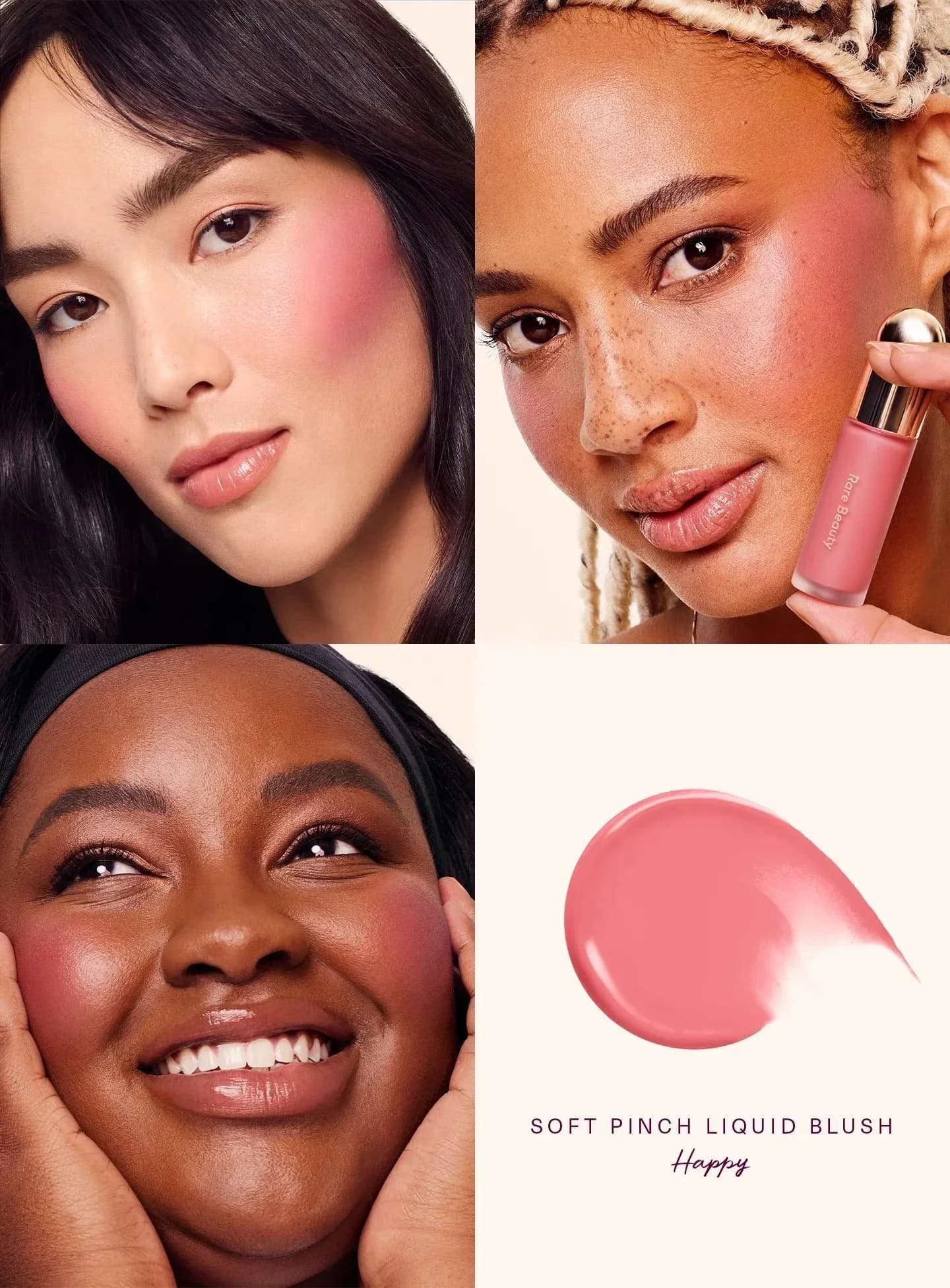 Happy blusher