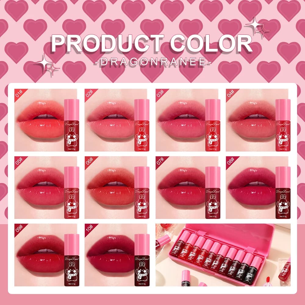 Lip Gloss Set of Ten